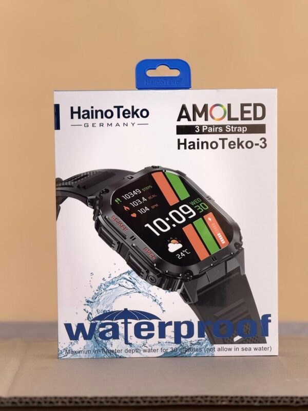 HainoTeko HK3 AMOLED Display Waterproof Smartwatch