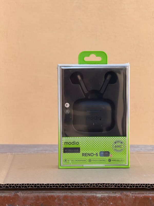 Modio Reno 5 True Wireless Earbuds with Crystal Clear Calls