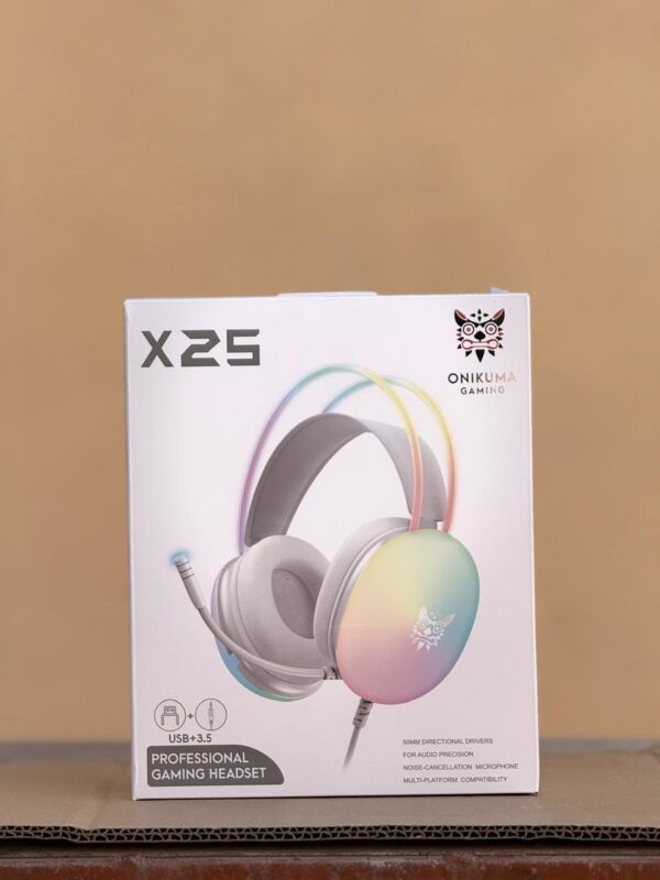 Onikuma X25 Wired RGB Gaming Headset with Microphone