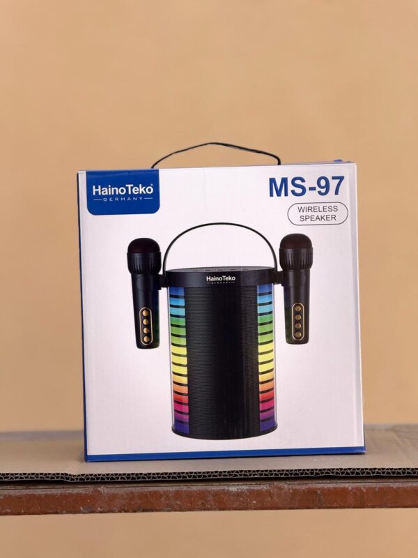 HainoTeko MS97 Wireless Speaker with Wireless Microphone