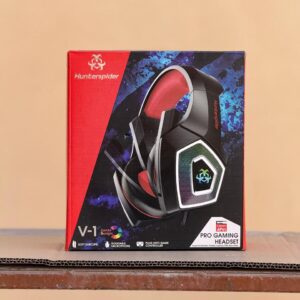 Hunterspider V1 Pro Gaming Wired Headset with RGB Light and Microphone