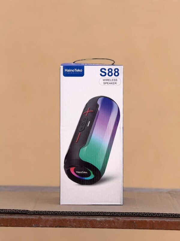 HainoTeko S88 Wireless Bluetooth Speaker With LED Light and Button Cotrol