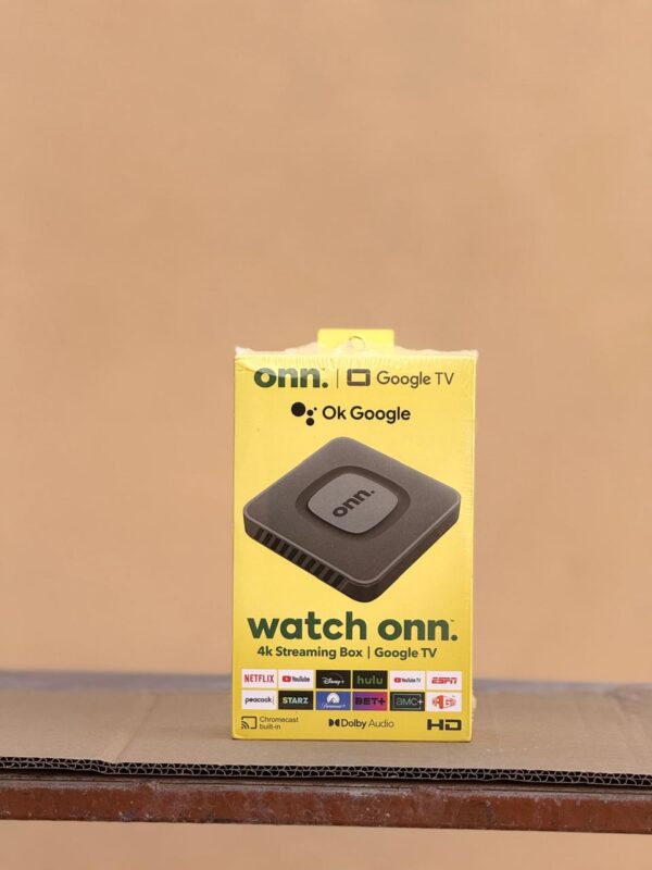 ONN Google TV 4K UHD Resolution Streaming box with Remote control