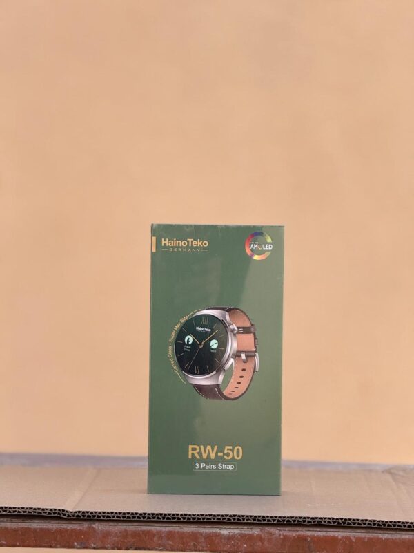 HainoTeko RW50 Super Max Round AMOLED Display Smartwatch