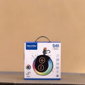 HainoTeko S40 Mini Portable Wireless Bluetooth Speaker with RGB Lights