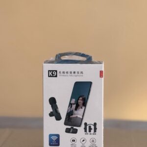 Dual Noise Reduction Wireless Bluetooth Microphone K9 for Video Recording and Live Streaming